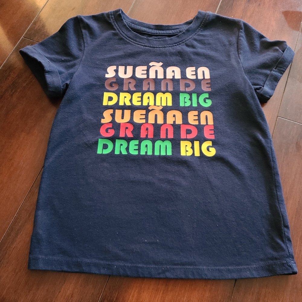 Latino Heritage Month Tshirt Dream Big SUENA EN GRANDE Dream Big Small 3T